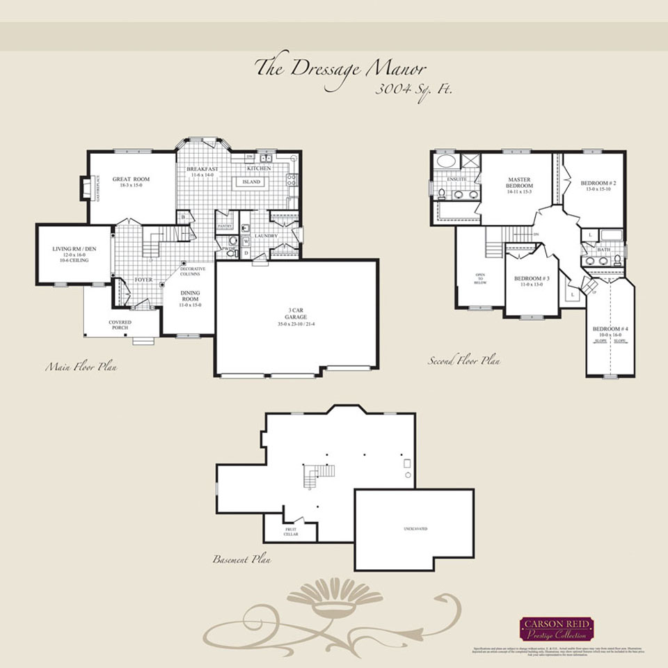 Dressage Manor Floorplan